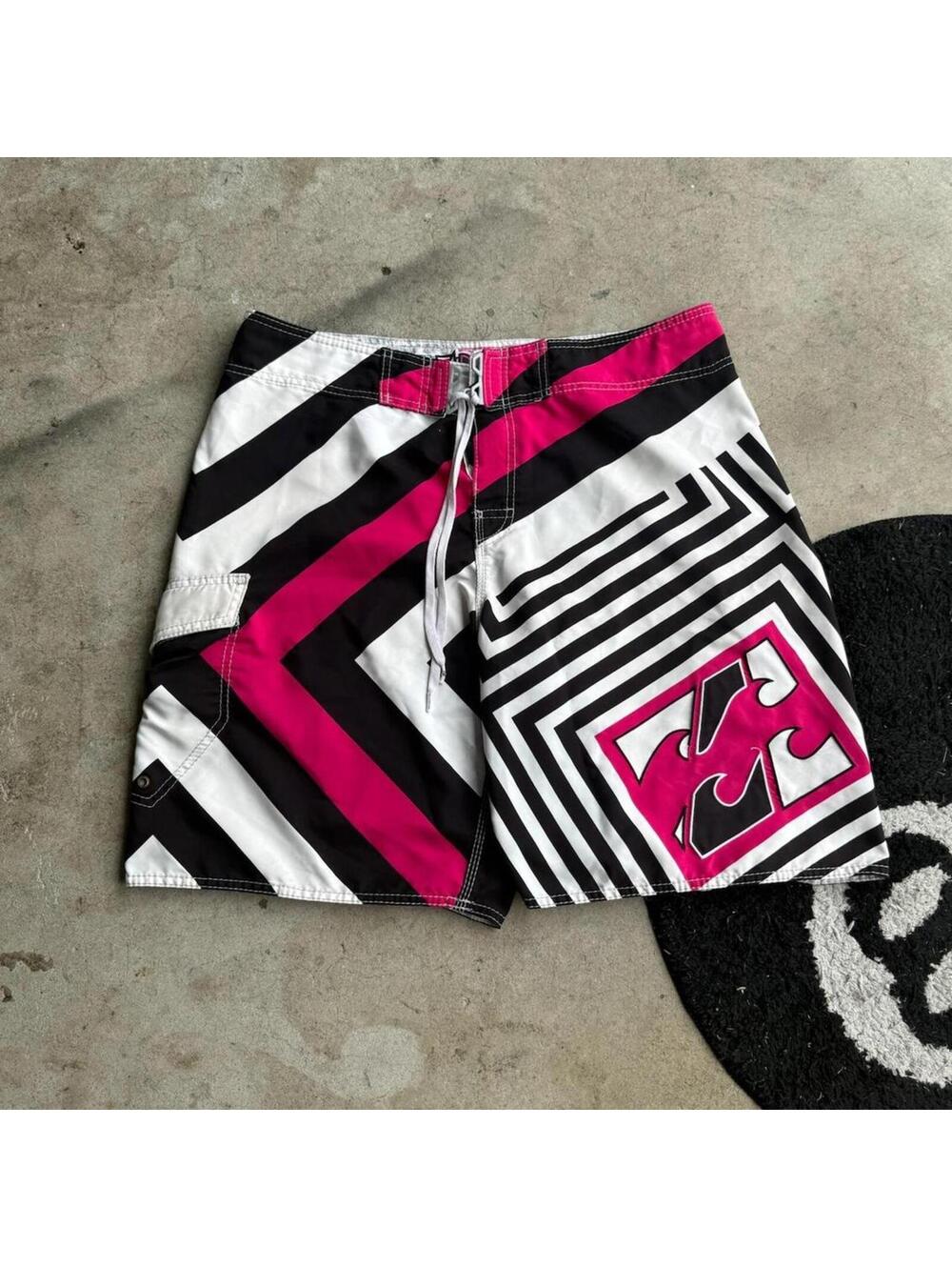 Y2K Vintage Billabong Taj Burrow Signature Surf Board Shorts
